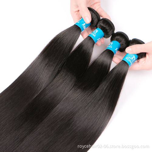Cheap Price Raw Virgin Remy Hair Extensions Vendor Silky Straight Mink Brazilian Human Hair Bundles with Lace Closure